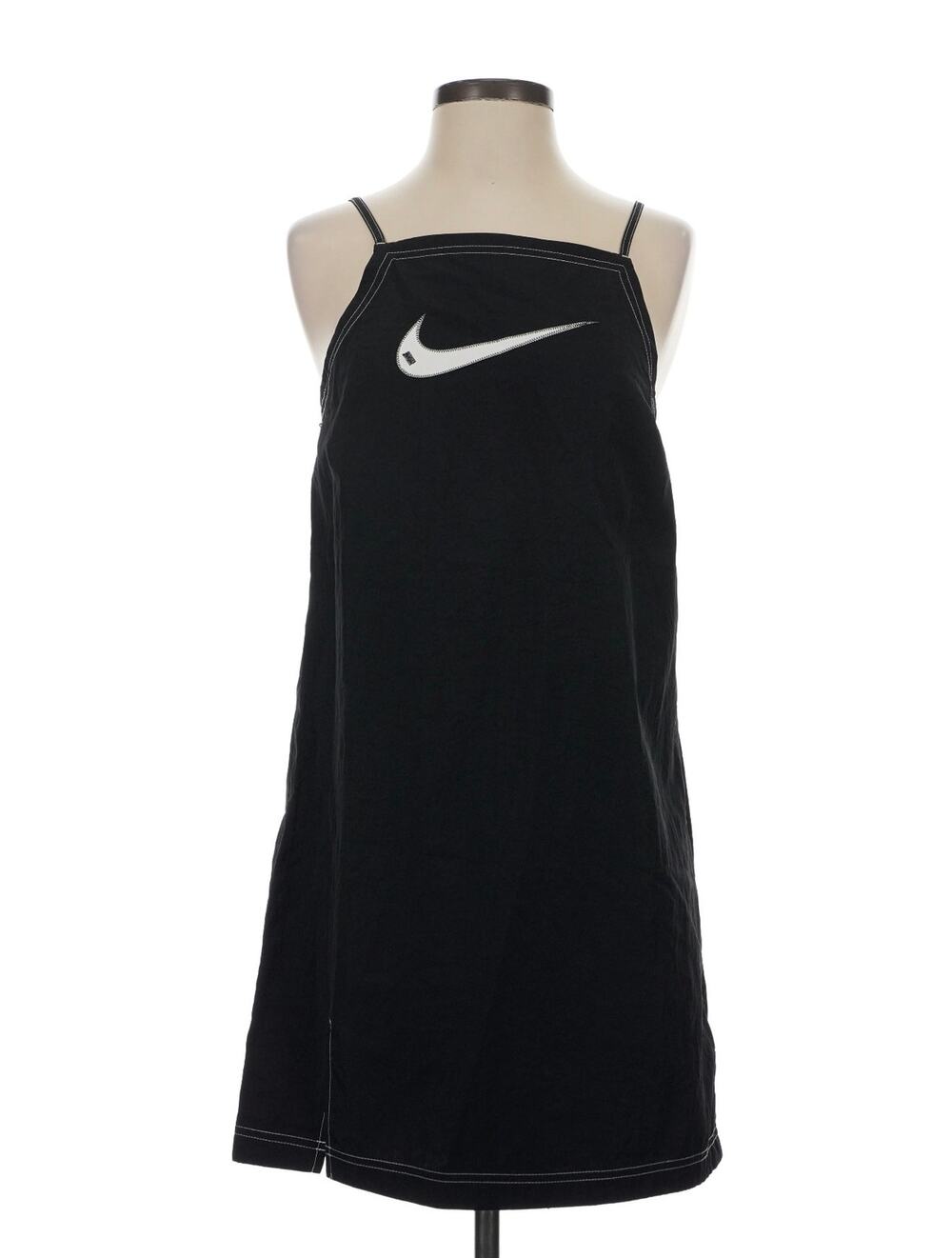 NIKE Swoosh Contrast Stitch Woven Cami Dress Sz. S